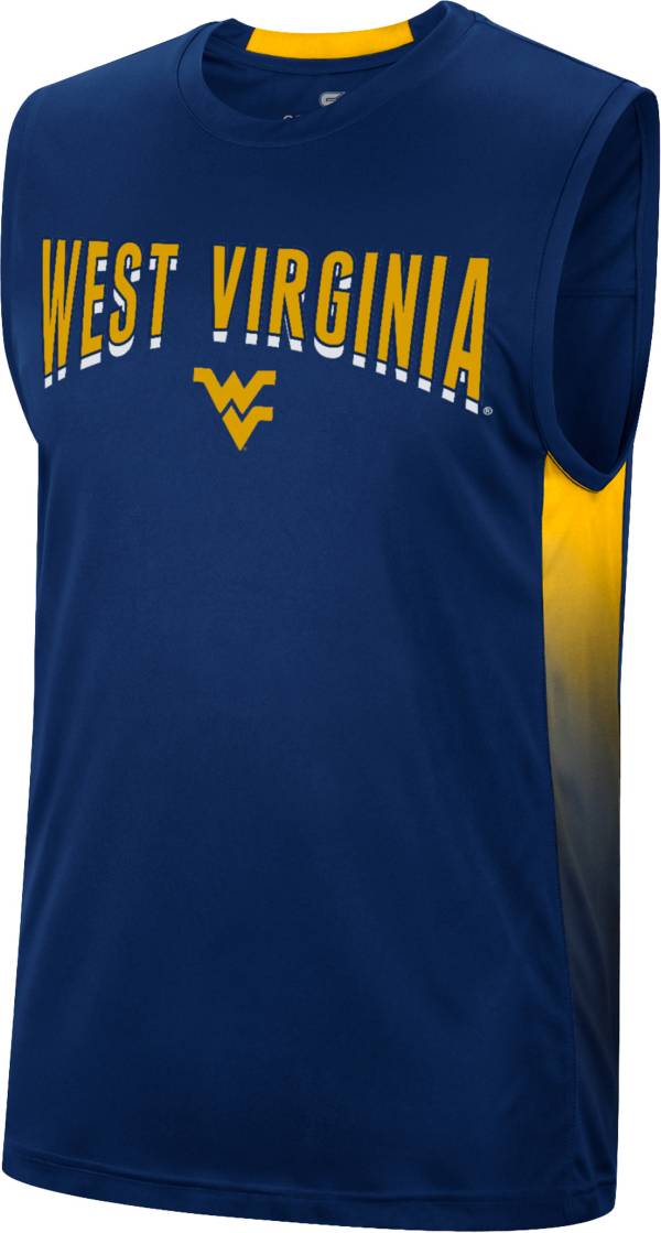 Colosseum Men's West Virginia Mountaineers Blue Hollywood Sleeveless T-Shirt