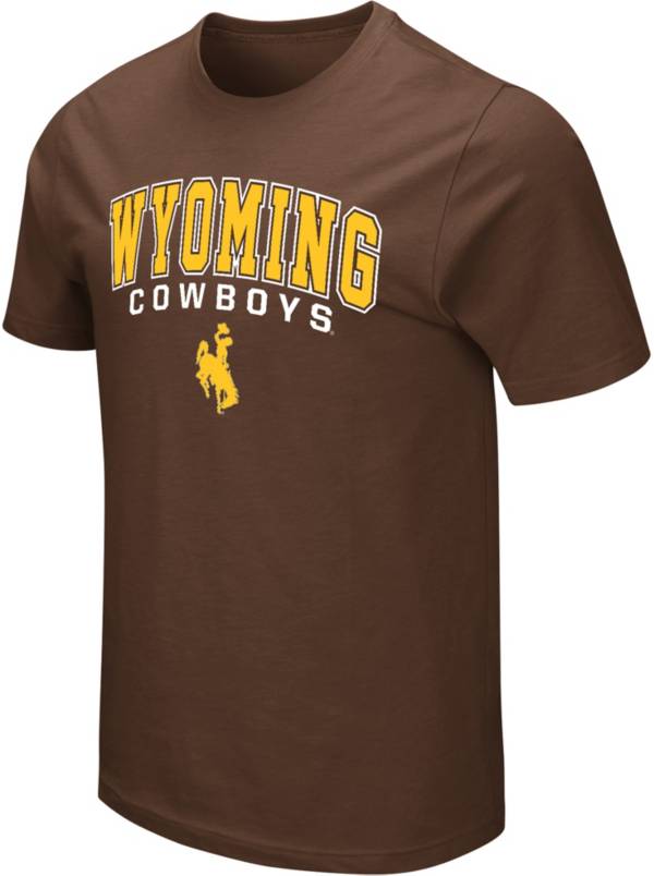 Colosseum Men's Wyoming Cowboys Brown T-Shirt