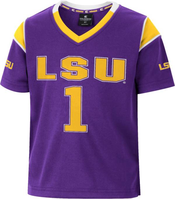 Colosseum Toddler LSU Tigers Purple Replica Football Jersey product image