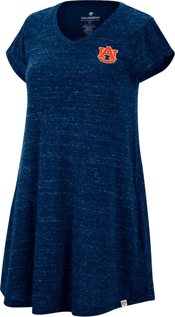 Colosseum Women's Auburn Tigers Blue Diary T-Shirt Dress