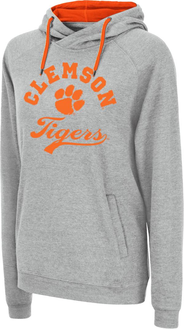 Colosseum Women's Clemson Tigers Grey Promo Hoodie product image