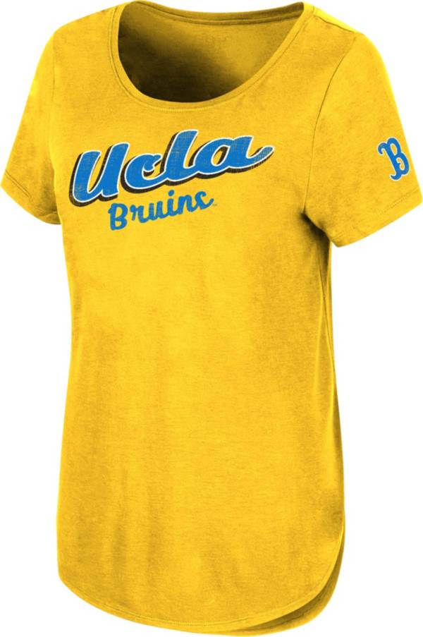 Colosseum Women's UCLA Bruins Gold Scoop T-Shirt