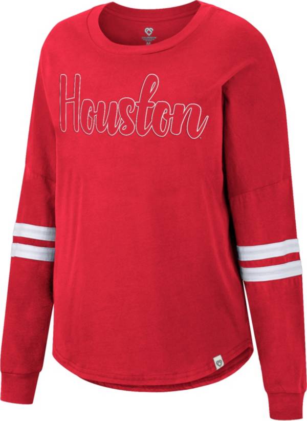 Colosseum Women's Houston Cougars Red Earth Longsleeve T-Shirt product image