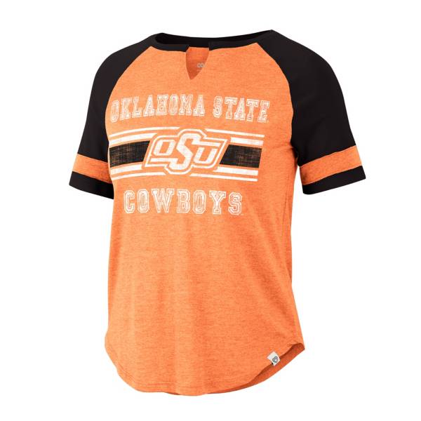 Colosseum Women's Oklahoma State Cowboys Orange Raglan T-Shirt product image