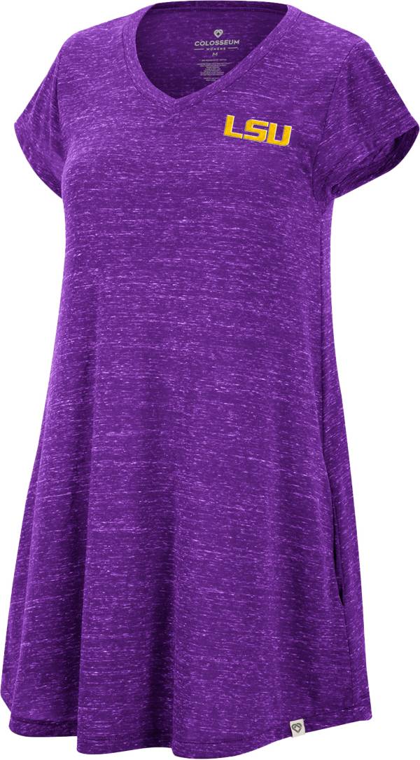 Colosseum Women's LSU Tigers Purple Diary T-Shirt Dress
