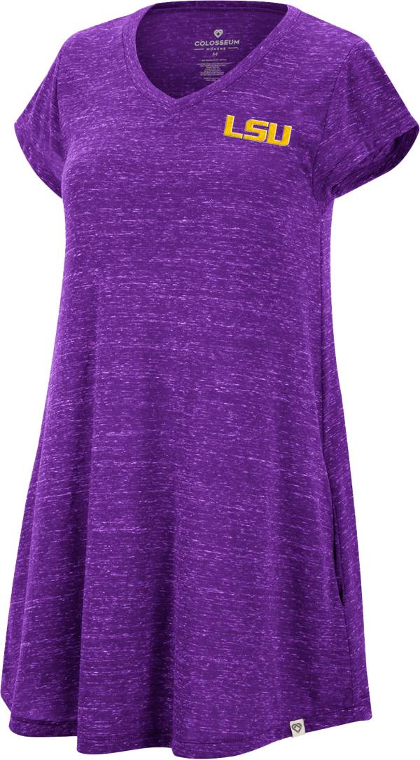 Colosseum Women's LSU Tigers Purple Diary T-Shirt Dress product image