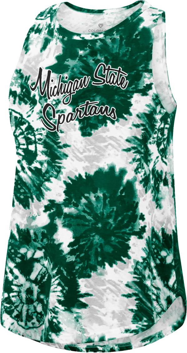 Colosseum Women's Michigan State Spartans Green Lava Swing Tank Top product image