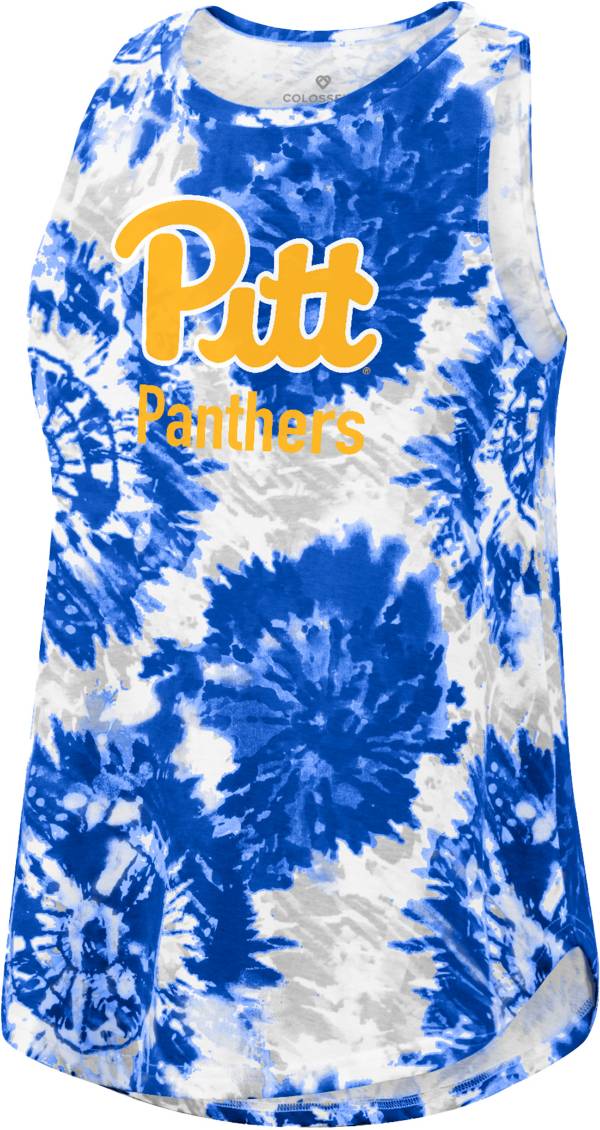 Colosseum Women's Pitt Panthers Blue Lava Swing Tank Top