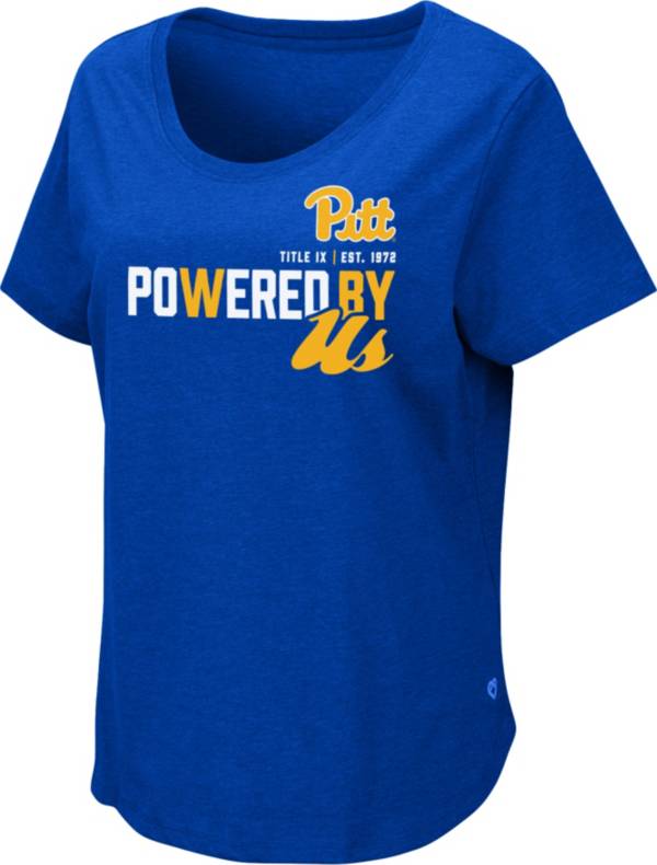 Colosseum Women's Pitt Panthers Blue Title IX T-Shirt