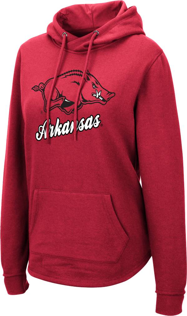 Colosseum Women's Arkansas Razorbacks Cardinal Pullover Hoodie