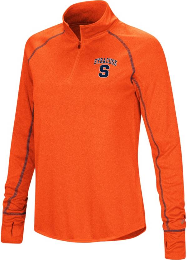 Colosseum Women's Syracuse Orange Orange Stingray 1/4 Zip Jacket product image