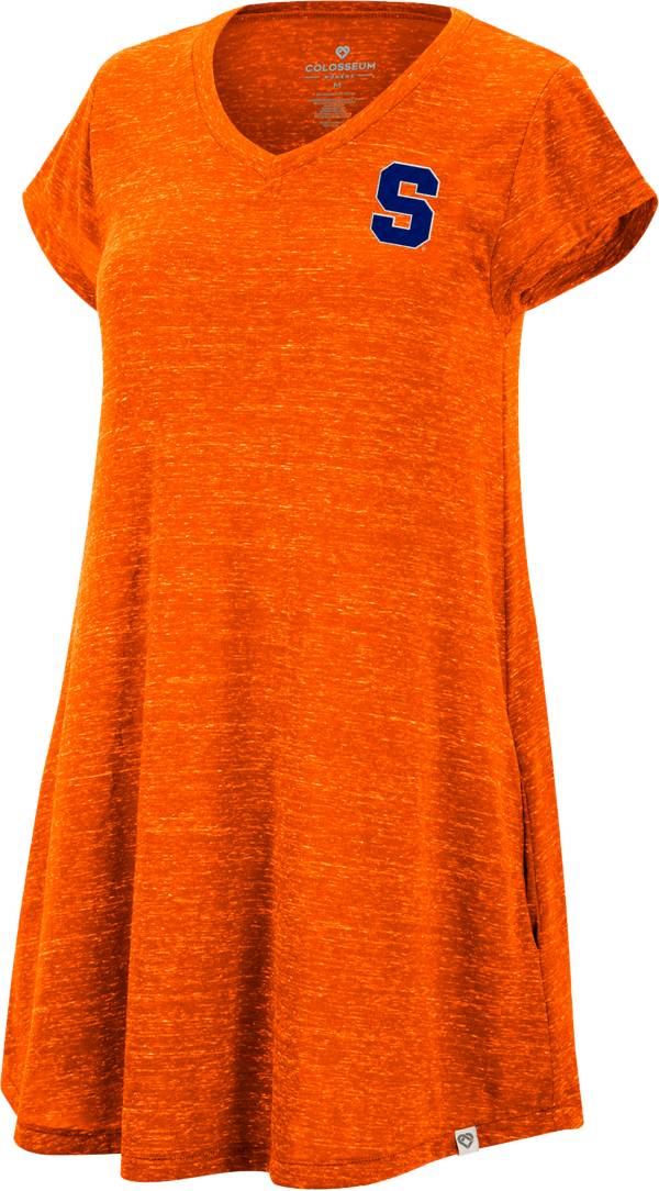 Colosseum Women's Syracuse Orange Orange Diary T-Shirt Dress