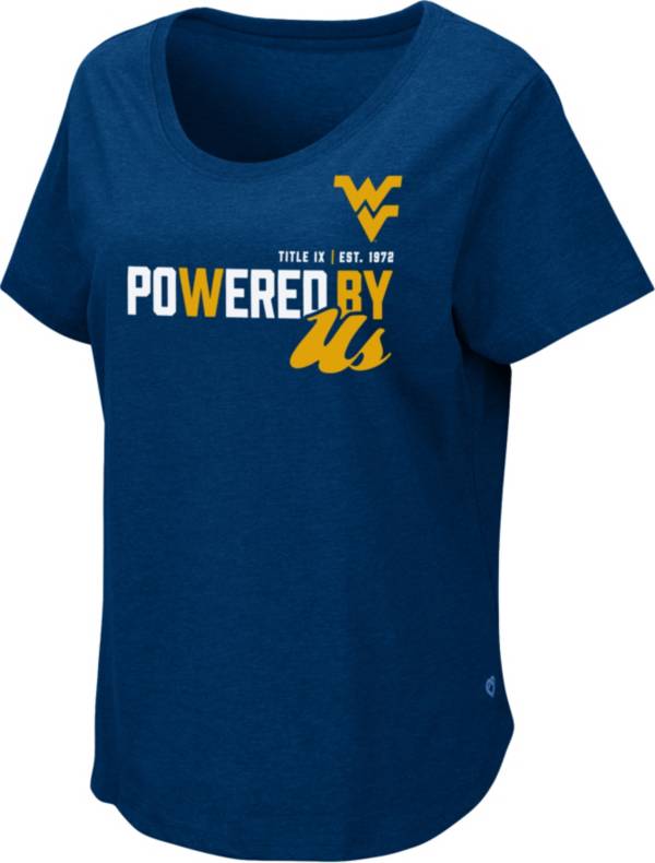 Colosseum Women's West Virginia Mountaineers Blue Title IX T-Shirt