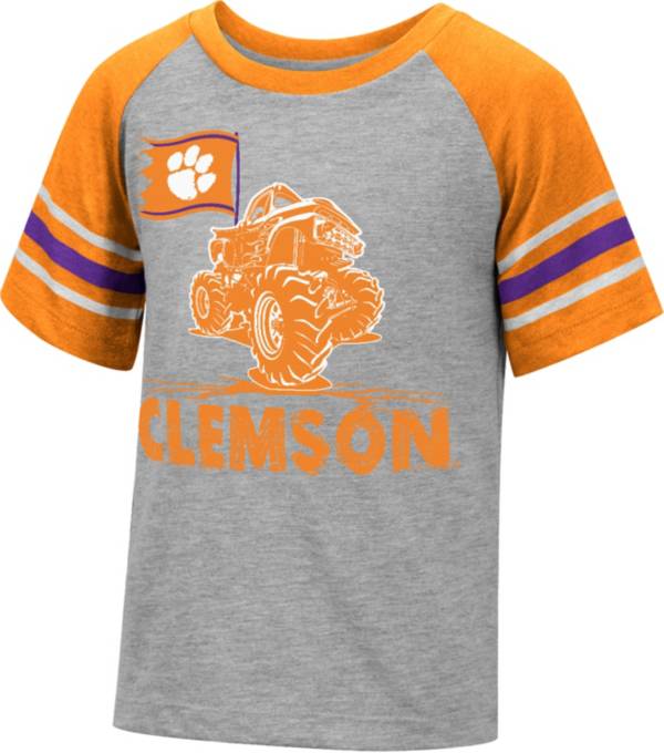 Colosseum Youth Clemson Tigers Gray Truck T-Shirt