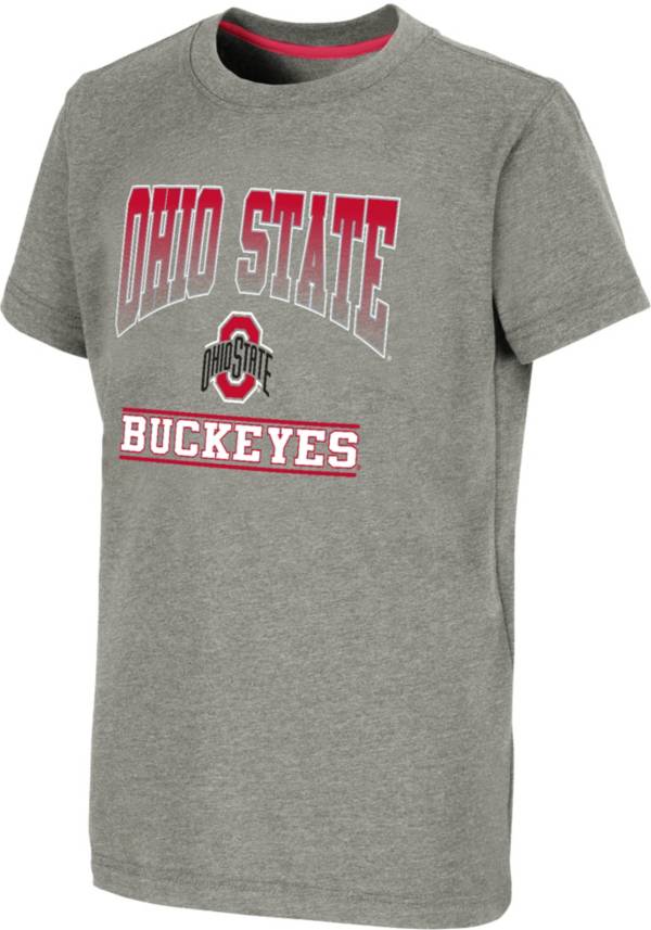 Colosseum Youth Ohio State Buckeyes Grey Toffee T-Shirt product image