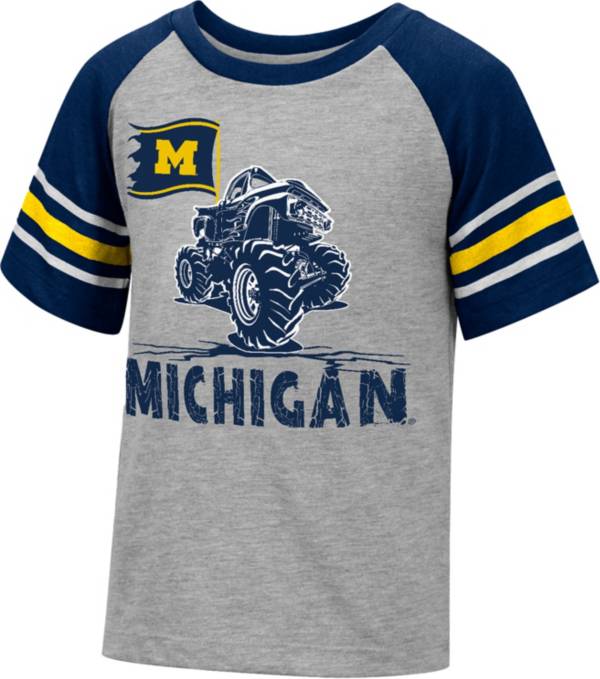 Colosseum Youth Michigan Wolverines Gray Truck T-Shirt product image