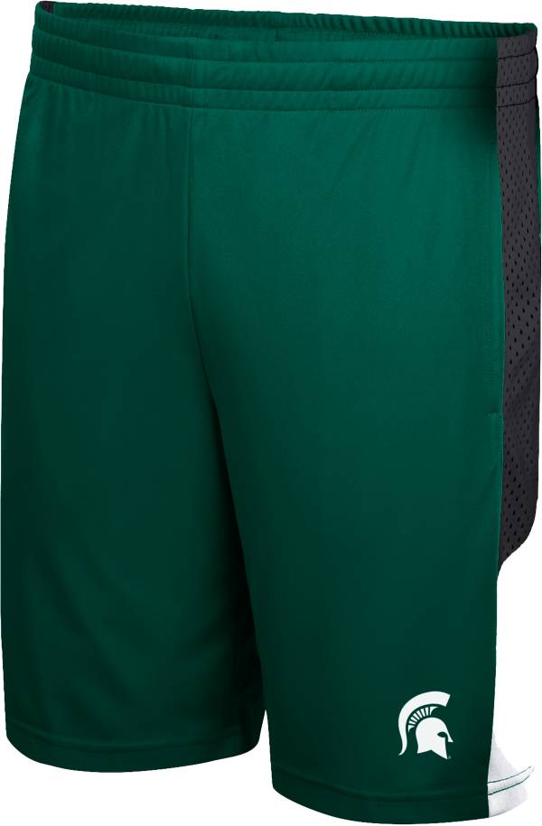 Colosseum Youth Michigan State Spartans Green Shorts