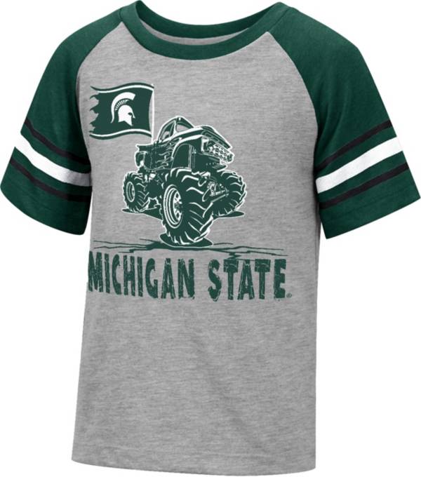 Colosseum Youth Michigan State Spartans Gray Truck T-Shirt