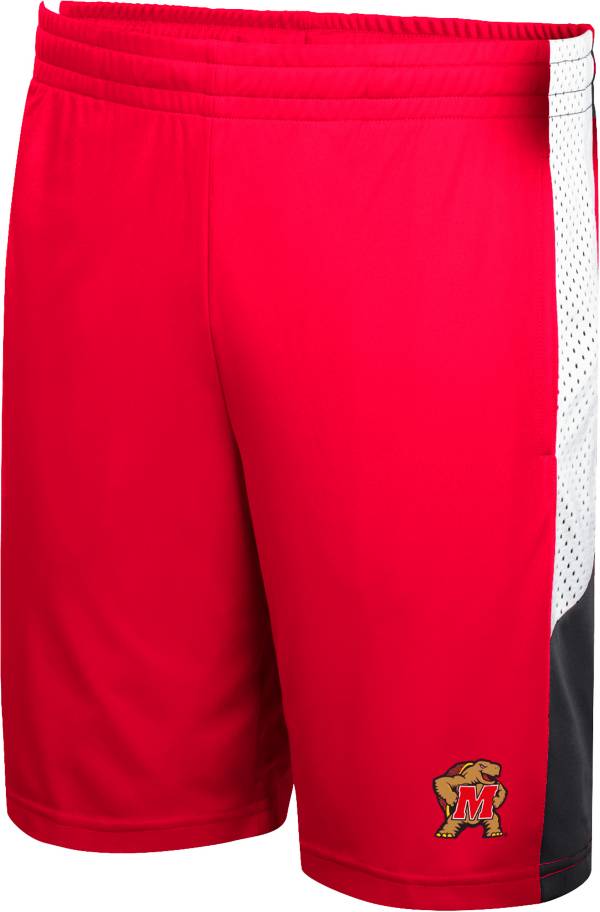 Colosseum Youth Maryland Terrapins Red Shorts