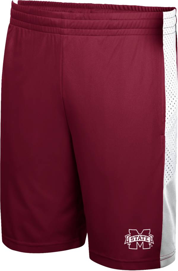 Colosseum Youth Mississippi State Bulldogs Maroon Shorts