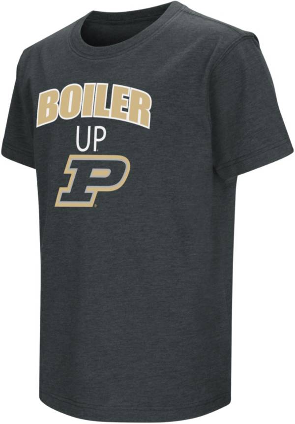 Colosseum Youth Purdue Boilermakers Black Playbook T-Shirt