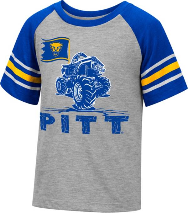 Colosseum Youth Pitt Panthers Gray Truck T-Shirt