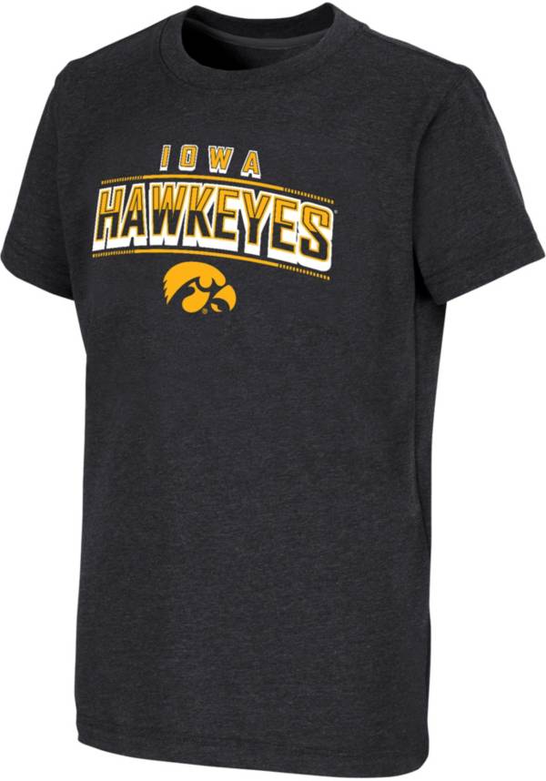 Colosseum Youth Iowa Hawkeyes Black Playbook T-Shirt product image
