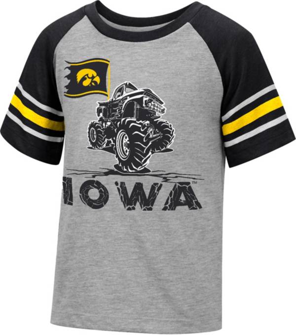 Colosseum Youth Iowa Hawkeyes Gray Truck T-Shirt