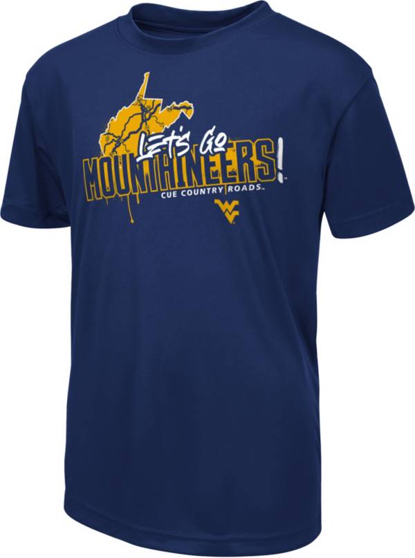 Colosseum Youth West Virginia Mountaineers Blue 2022 Fan T-Shirt