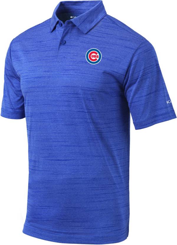 Columbia Men's Chicago Cubs Blue Omni-Wick Set Performance Polo product image
