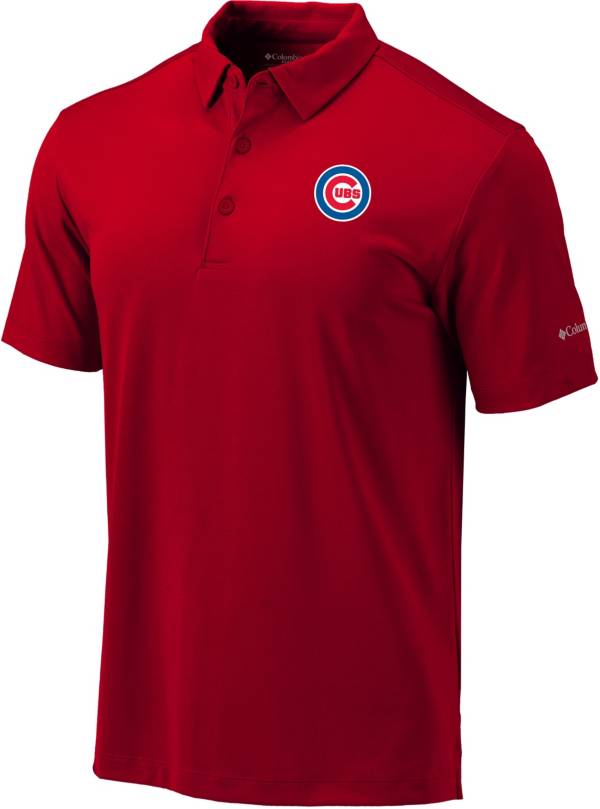 Columbia Men's Chicago Cubs Red Drive Performance Polo product image