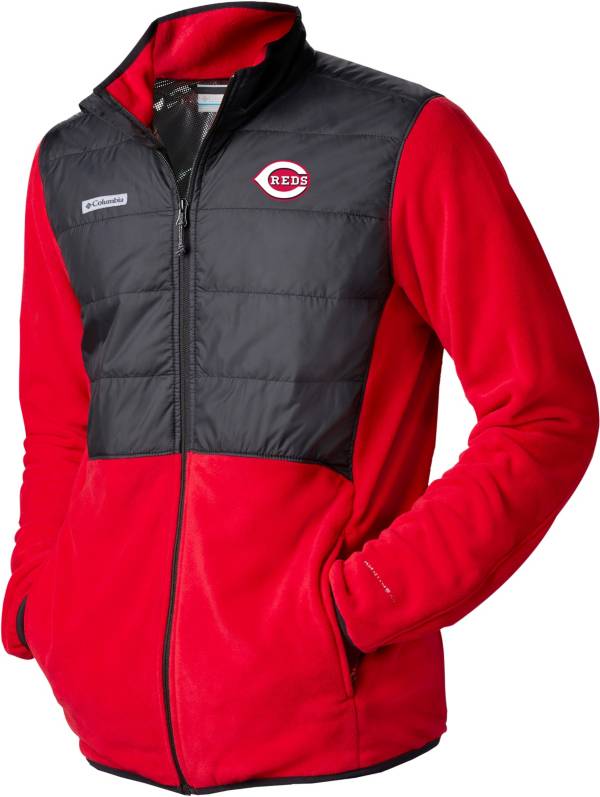 Columbia Men's Cincinnati Reds Red Full-Zip Fleece Jacket product image