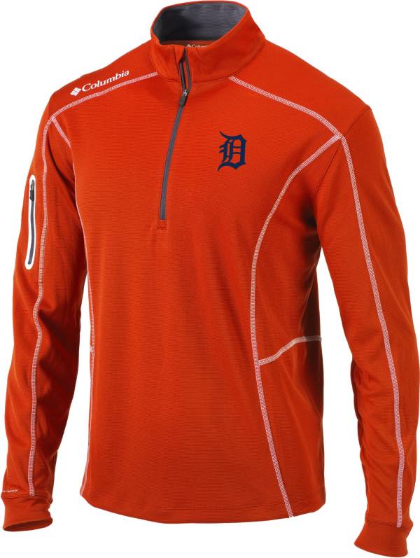 Columbia Men's Detroit Tigers Orange Shotgun Quarter-Zip Shirt product image