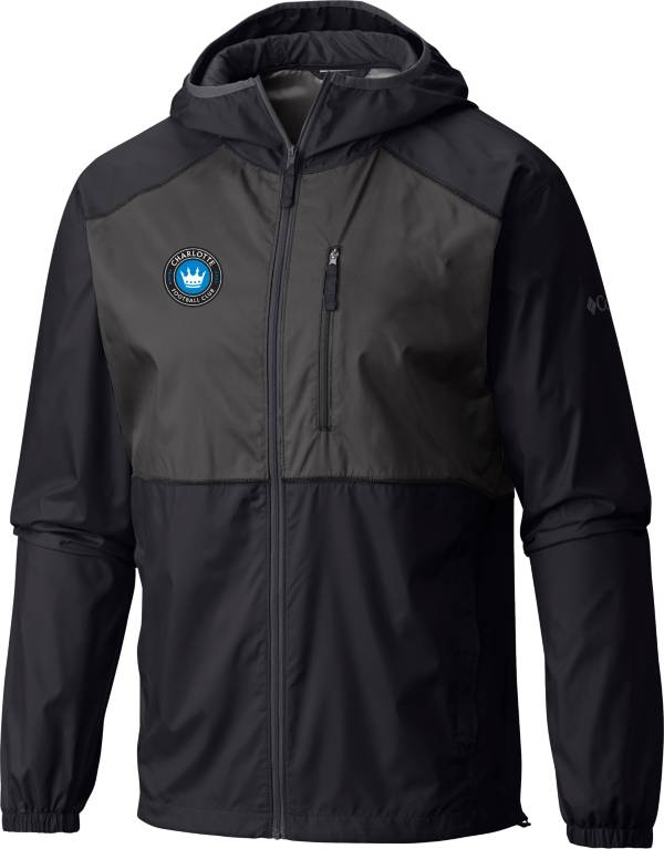 Columbia Charlotte FC Black Flash Forward Windbreaker