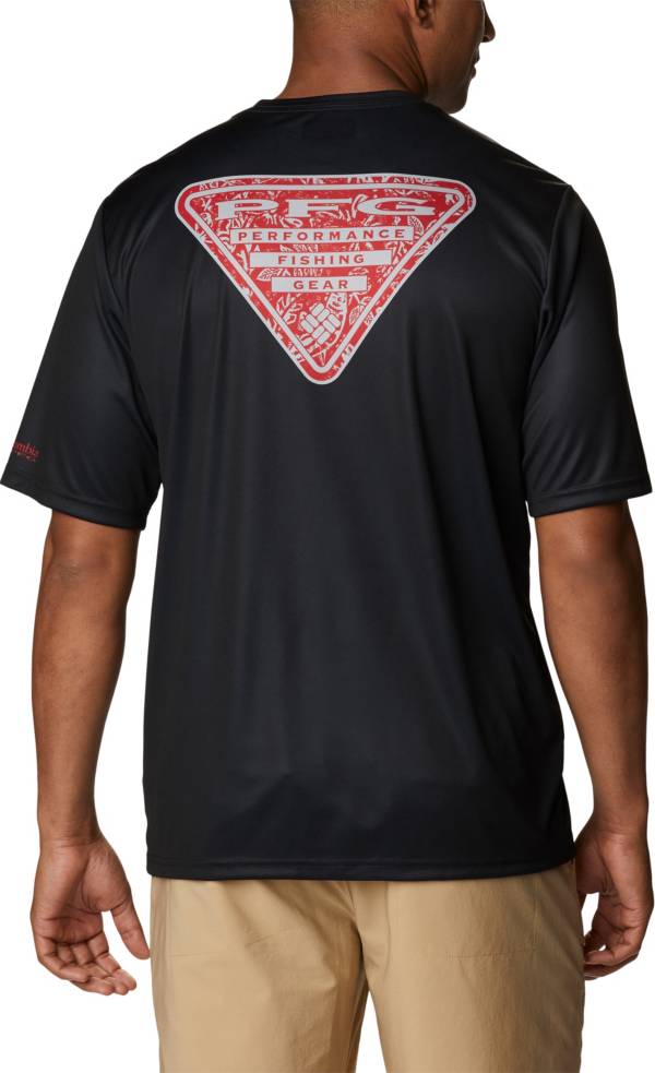 Columbia Men's Ohio State Buckeyes Black Terminal Tackle Shirt