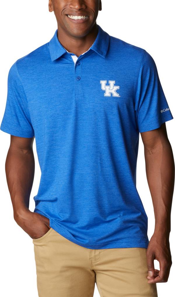 Columbia Men's Kentucky Wildcats Blue Tech Trail Polo