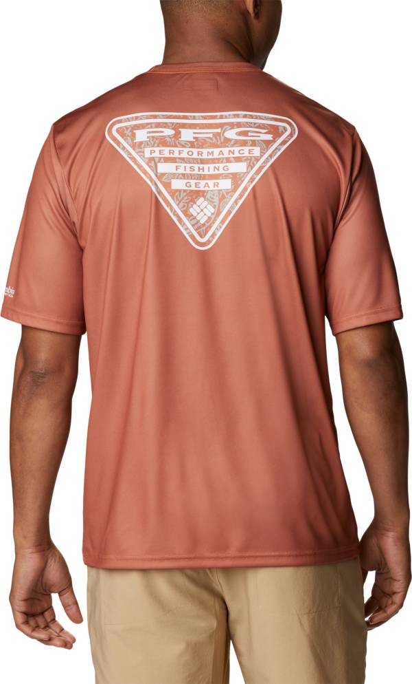 Columbia Men's Texas Longhorns Orange Terminal Tackle Shirt