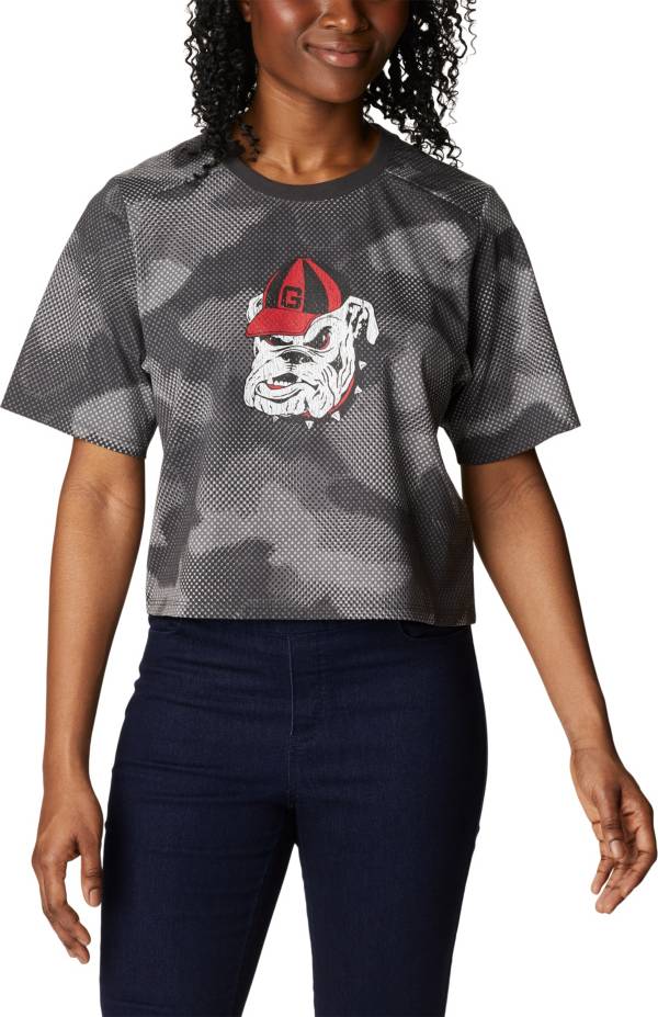 Columbia Women's Georgia Bulldogs Grey Park Box Shirt