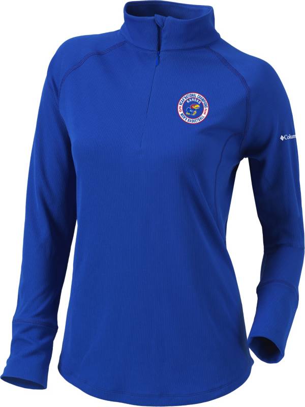 Columbia Women's Kansas Jayhawks 2022 Men's Basketball National Champions Quarter Zip