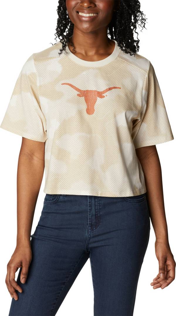 Columbia Women's Texas Longhorns White Park Box Shirt