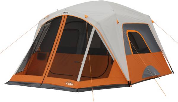 Core Equipment 6-Person Straight Wall Cabin Tent With Screen Room product image