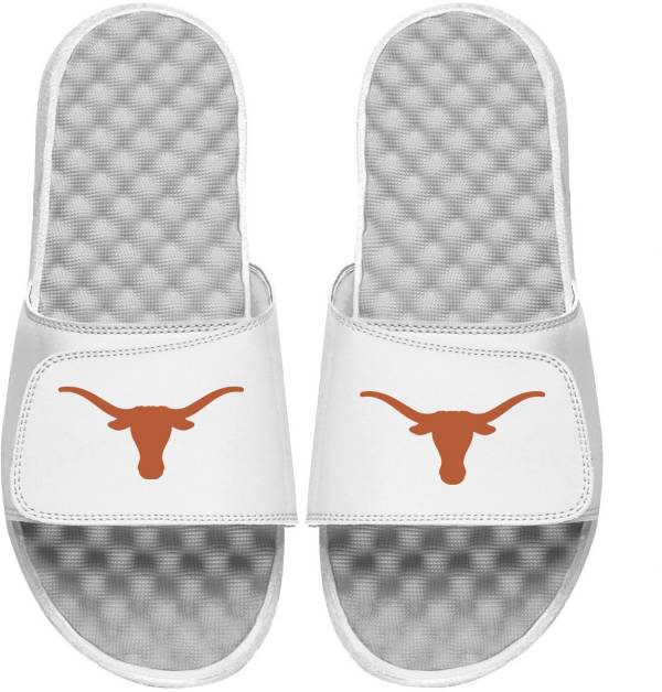 ISlide Texas Longhorns White Sandals