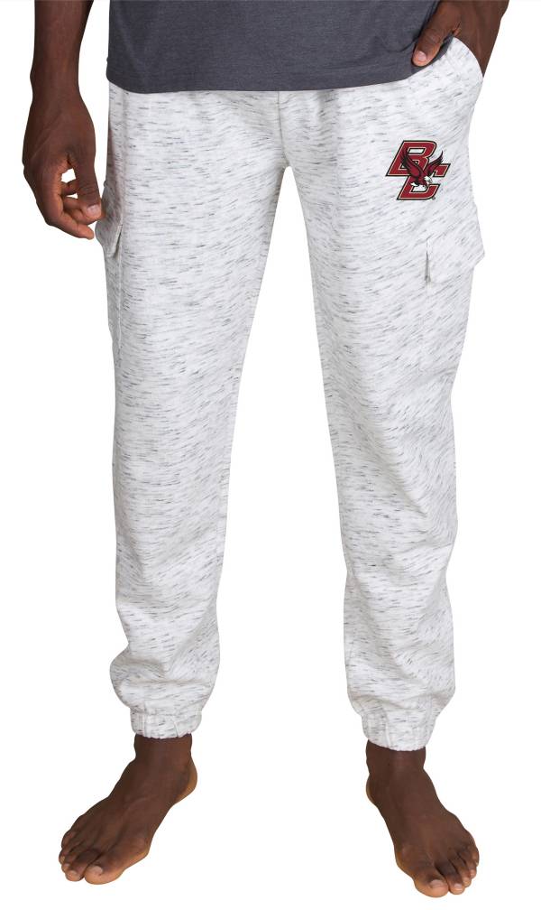 Concepts Sport Men's Boston College Eagles White Alley Fleece Pants product image