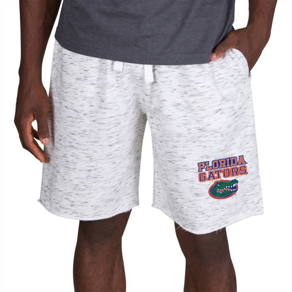 Concepts Sport Men's Florida Gators White Alley Fleece Shorts product image