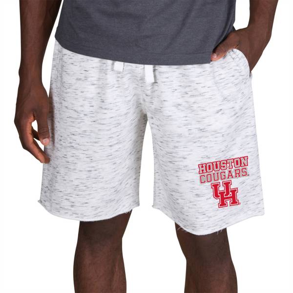 Concepts Sport Men's Houston Cougars White Alley Fleece Shorts product image
