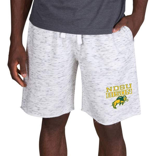 Concepts Sport Men's North Dakota State Bison White Alley Fleece Shorts product image