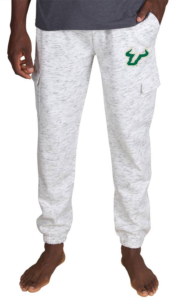 Concepts Sport Men's South Florida Bulls White Alley Fleece Pants product image