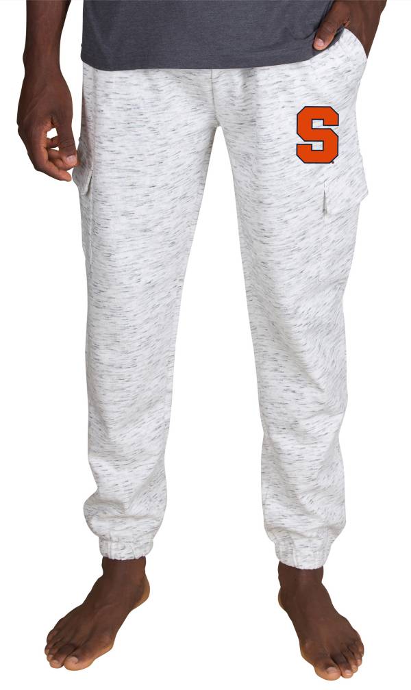 Concepts Sport Men's Syracuse Orange White Alley Fleece Pants product image