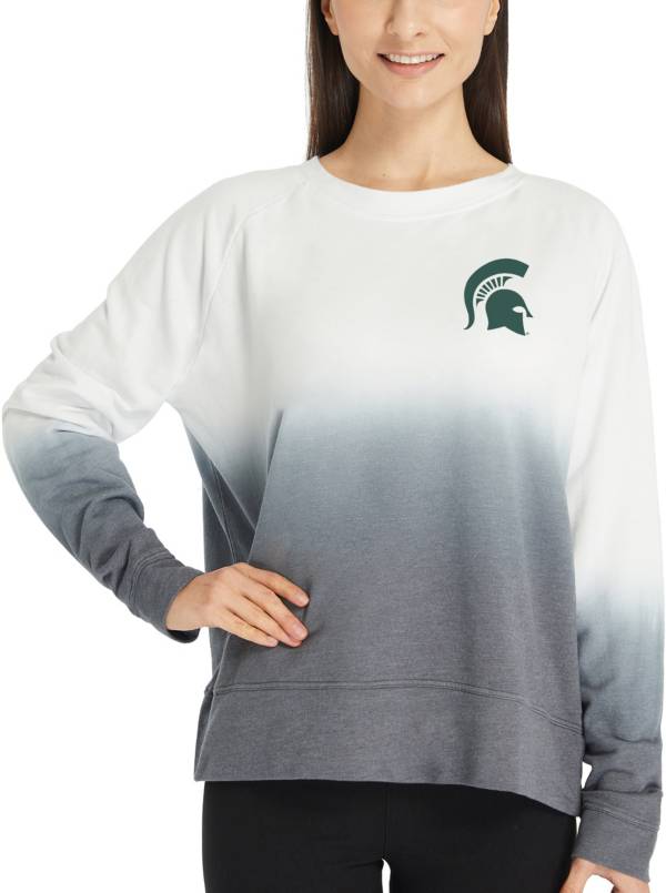 Concepts Sport Women's Michigan State Spartans Grey Terry Long Sleeve T-Shirt