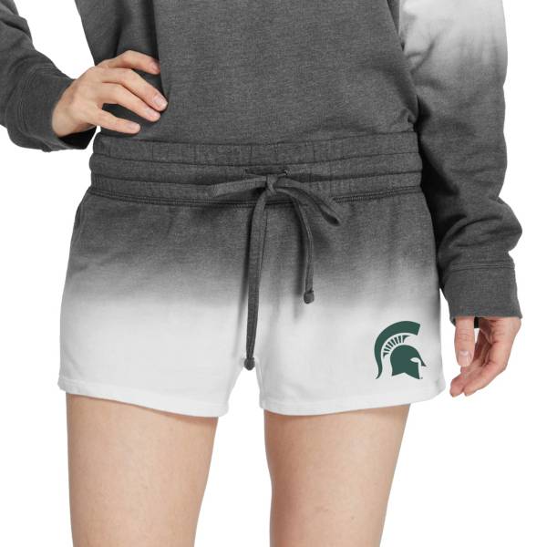 Concepts Sport Women's Michigan State Spartans Grey Terry Shorts product image